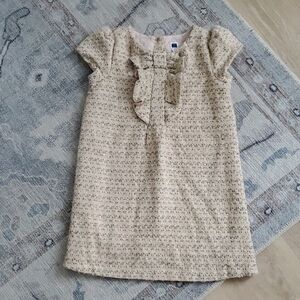 Janie and Jack Toddler Girls Boucle Ruffle Dress Sz5